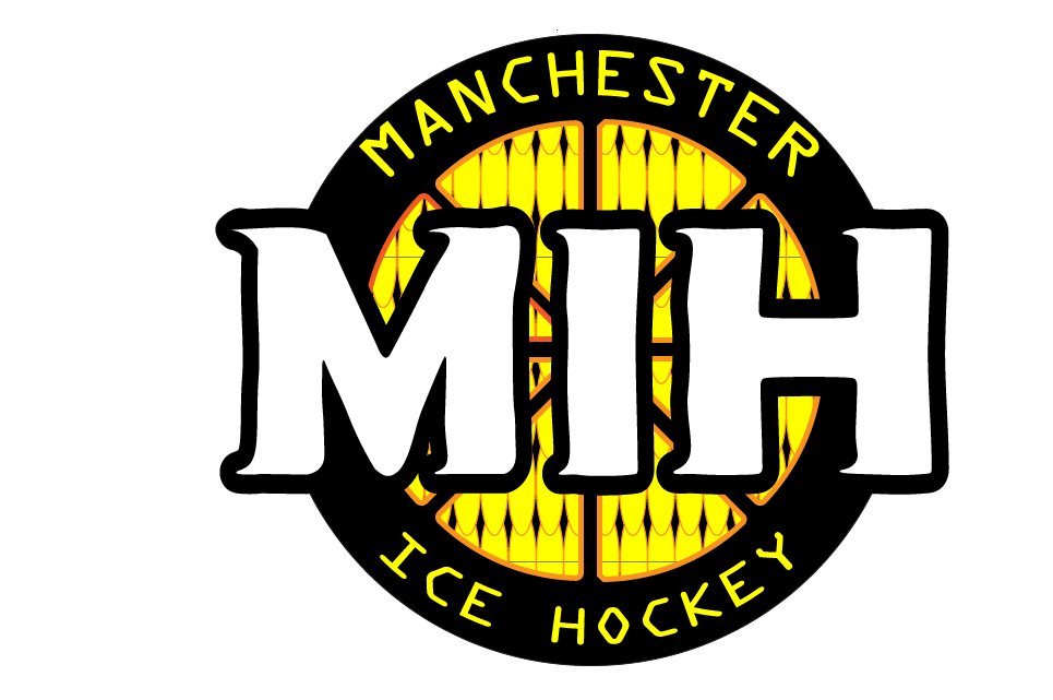 Manchester Ice Hockey logo with MIH letters